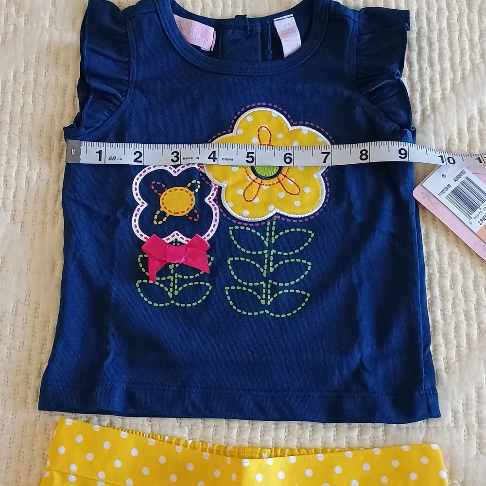 🆕 Kids Headquarters Bundle Of 2 Summer Sets Size 12M